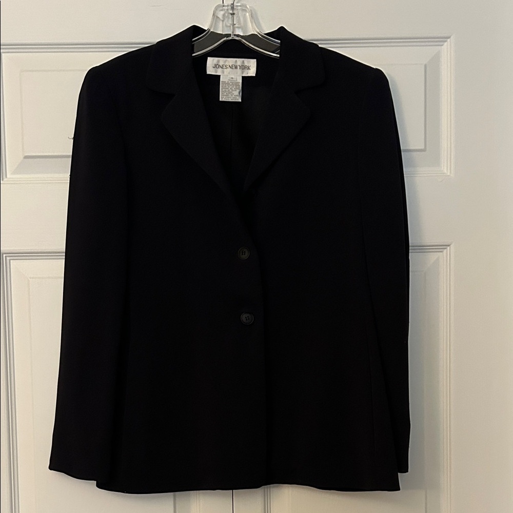 Jones New York Elegant Black Suit Jacket